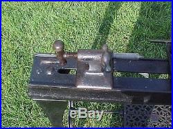 Antique Goodells Improved Foot Powered Treadle Lathe Precedes Millers Falls