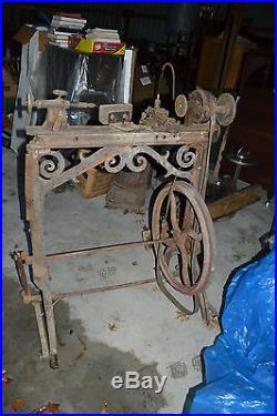 Antique H. L. SHEPARD Co. Cast Iron Treadle LATHE Tool Cincinnati Oh. 1800's
