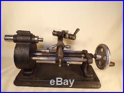 Antique Hand Crank Clock or Watchmaker Model Maker Gunsmith Jeweler Lathe Tool
