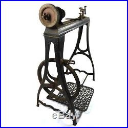 Antique MILLERS FALLS/GOODELL COMPANION TREADLE LATHE Foot Pedal Operated RARE