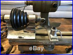 Antique Peerless 8mm Watchmakers lathe and Parts