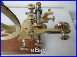 Antique Rudolf Flume Berlin gearwheel cutting machine watchmakers lathe 100% top