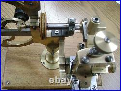 Antique Topping Tool, Gearwheel Cutting Machine / Jeweler's Lathe Circa 1840