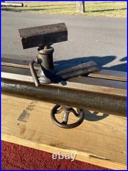 Antique Vintage Stark Tool Company No. 4 Precision Bench Lathe With Counterhsaft