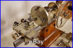 Antique Watchmakers Lathe, Burin Fixe