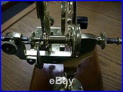 Antique Watchmaqker Rounding Up Gear-Watch & Jeweler's Tool Lathe -With Tools