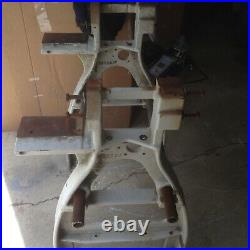 Antique cast iron lathe legs table, vintage, industrial table, MACHINE MOUNT