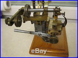 Antique gear wheel cutting machine, watchmakers lathe, lots of accessories