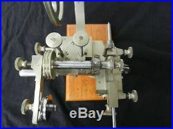 Antique gearwheel cutting machine watchmakers lathe rare nickel silver alpaca