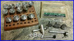 Antique watch makers lathe parts tool lot