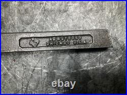 Armstrong Tool Holder Set 1010S 1010R 1010L Right Left Straight Metal Lathe