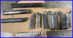 Assorted Lathe Turning And Boring Tools 11 Pieces