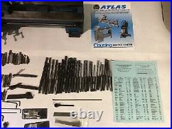 Atlas Clausing Craftsman 6 Metal Lathe 10100 With Tooling & Paperwork 4 Jaw Chuck