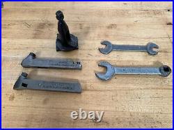 Atlas Craftsman 618 101 6 Lathe Lantern Tool Post Holder, Tool Holders & Wrench