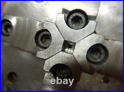 BISON 4 JAW CHUCK With KEY AND TOP JAWS FOR METAL LATHE MACHINIST TOOLING