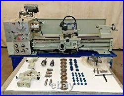 BOLTON TOOLS BT1440 BENCH LATHE With MISC. ATTACHMENTS