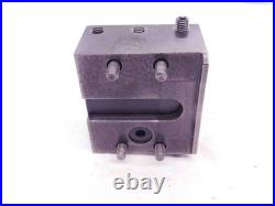 BORING BAR LATHE TURRET TOOL HOLDER BLOCK 1 1/2 ID 30mm X 75mm BOLT HOLE PATTERN