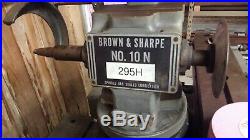 BROWN & SHARPE 10N TOOL CUTTER & GRINDER Drill Endmill Sharpener, Milling Lathe