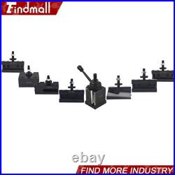 BXA 250-222 Wedge Type Tool Post For Lathe 10 15 With 7PC Tool Holders New