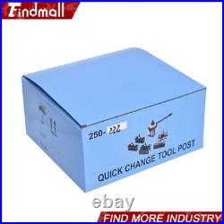 BXA 250-222 Wedge Type Tool Post For Lathe 10 15 With 7PC Tool Holders New