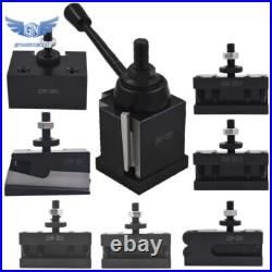 BXA 250-222 Wedge Type Tool Post, Tool Holder Set for Lathe10 15 8Pcs