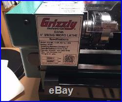 Barely used G0745 Grizzly 4 x 6 Micro Metal Lathe