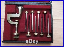 Beautiful antique Jacot Tool, watchmakers lathe, first class, plus gifts