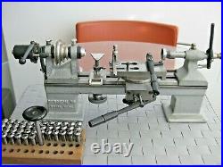 Bergeon 50 Watchmaker Lathe 8 mm WW set collets Swiss Made