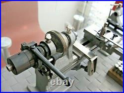 Bergeon 50 Watchmaker Lathe 8 mm WW set collets Swiss Made