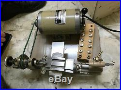 Bergeon 8 mm lathe with original accesories motor, table and other Parts