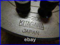 Best Offer Kitagawa Japan Metal Lathe Power Chuck Machinist Tooling B-206 B206