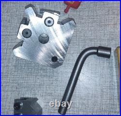 Bison Toolpost & Indexable Tool Holders used with Denford Novaturn CNC Lathe H18Y