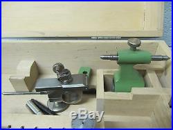Boley Complete Lathe And Accessories Collets Tool Rest Motor + More 017