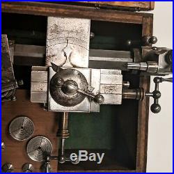 Boley beveled bed watchmakers lathe with cross slide 6mm