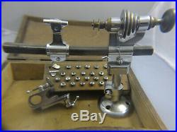Boley watchmakers lathe 6mm in box with accessories
