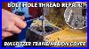 Bolt-Hole-Thread-Repair-Bulldozer-Transmission-Cover-Keysert-Key-Locking-Inserts-01-ho