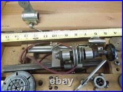 Boxed Boley watchmakers lathe with attachments and tools