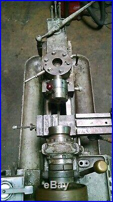 Brown & Sharpe No. 1 Collet / Turret Metal Lathe with Tooling