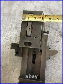 Brown and Sharpe Screw Machine Lathe Cross Slide Attachment