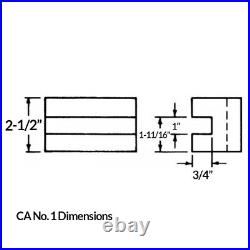 CA Wedge Tool Post Set for 14-20 Lathe Swing with Holder Numbers 1-2-4-7-10