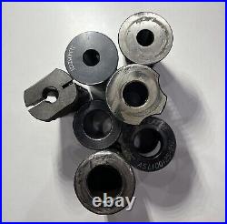 CNC Lathe Tool Holder Bushing Collet Sleeves Set of 7 Made in USA High Quality