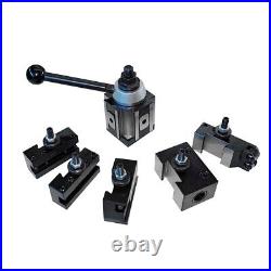 CXA Piston Tool Post Set CNC High Precision Quick Change Lathe Holders 300Series