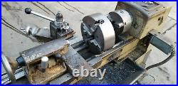 Clausing small metal lathe with 2 chucks and tool holder and tailstock