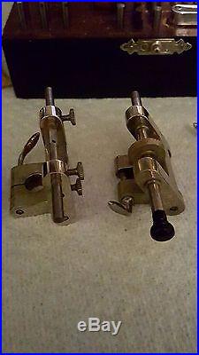 Clement Watchmaker's Lathe Combined Tailstock Attachment Parts and Accessories