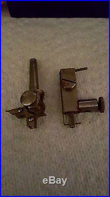 Clement Watchmaker's Lathe Combined Tailstock Attachment Parts and Accessories