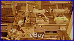 Complete Southbend Lathe 10 Hardened Ways, Taper, Chucks, Tooling, Cabinet