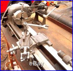 Craftsman (Atlas) 6 metal turning lathe 101.07301/4 jaw chuck & other extras