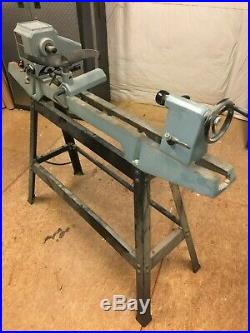 DELTA Variable Speed Wood Lathe with Floor Stand and Tools Model # 46-701