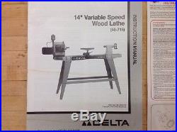 Delta Wood Lathe - IRON BED 1440