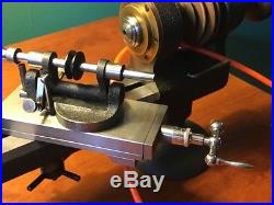 Derbyshire 10MM Watchmakers Lathe with 1/4 & 3/16 Collets Excellent Condition